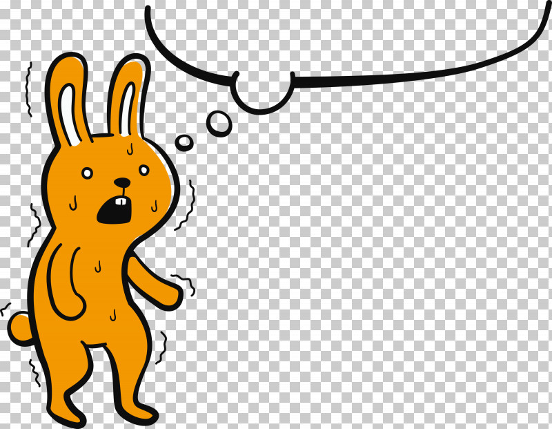 Meter Cartoon Whiskers Yellow Animal Figurine PNG, Clipart, Animal Figurine, Cartoon, Cartoon Rabbit, Cute Rabbit, Line Free PNG Download