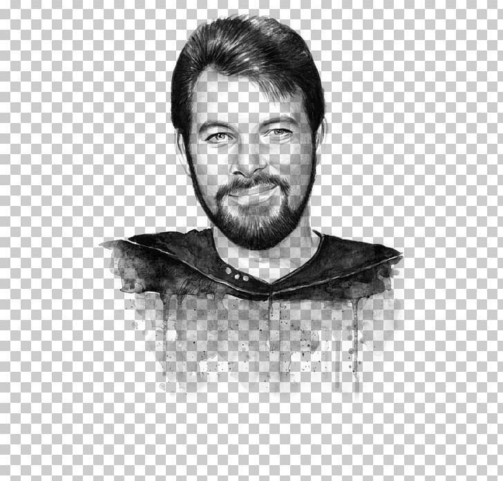 Moustache Commander William T. Riker Beard Star Trek: The Next Generation Chin PNG, Clipart, Art, Beard, Black And White, Chin, Commander Free PNG Download