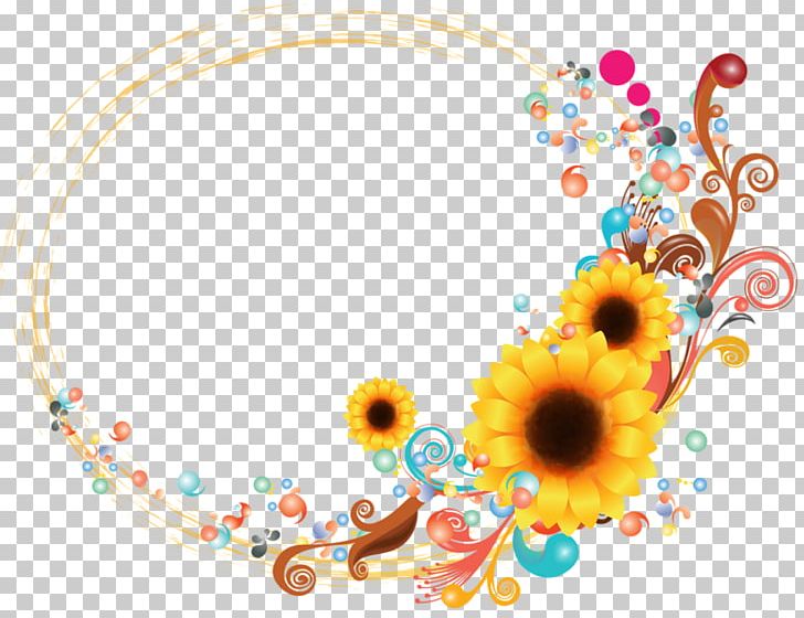 Common Sunflower Frames Photography PNG, Clipart, Art, Body Jewelry, Circle, Common Sunflower, Cut Flowers Free PNG Download