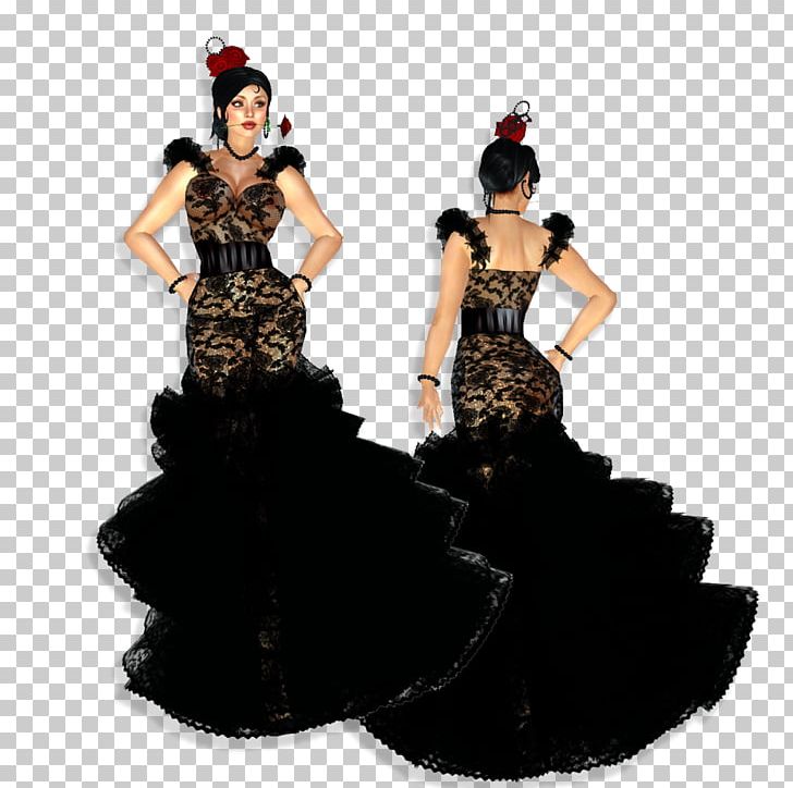 Gown Traje De Flamenca Dress Flamenco Costume PNG, Clipart, Ball Gown, Black, Clothing, Costume, Costume Design Free PNG Download