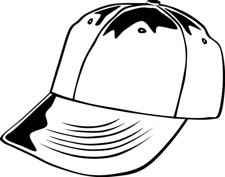 Baseball Cap Hat White PNG, Clipart, Artwork, Baseball, Baseball Cap, Black, Black And White Free PNG Download