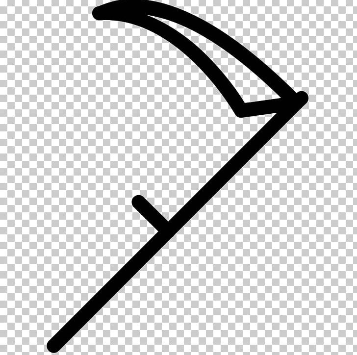 Computer Icons Sickle Scythe Agriculture PNG, Clipart, Agriculture, Angle, Area, Black, Black And White Free PNG Download