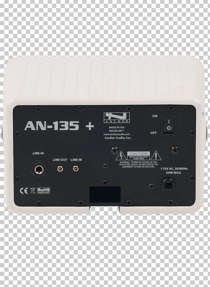 Anchor Audio AN-135 Electronics Studio Monitor Loudspeaker Ekran Magnetyczny PNG, Clipart, Amplifier, Cable, Electronic Device, Electronic Instrument, Electronic Musical Instruments Free PNG Download
