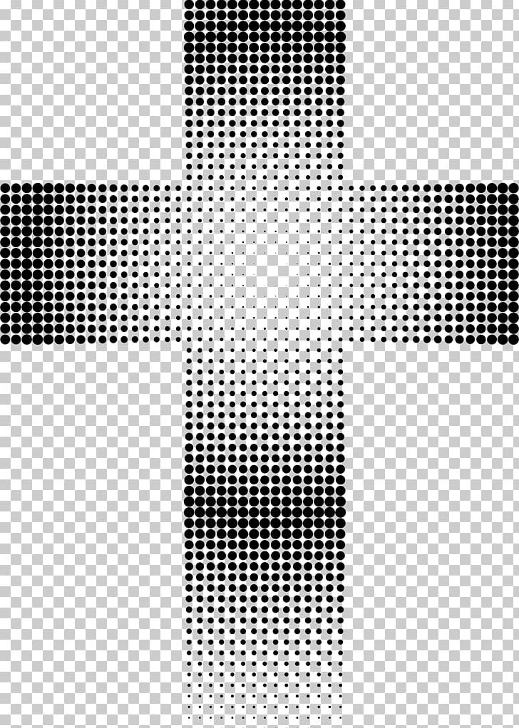 Christian Cross Halftone PNG, Clipart, Black And White, Brand, Christian Cross, Christianity, Clip Art Free PNG Download