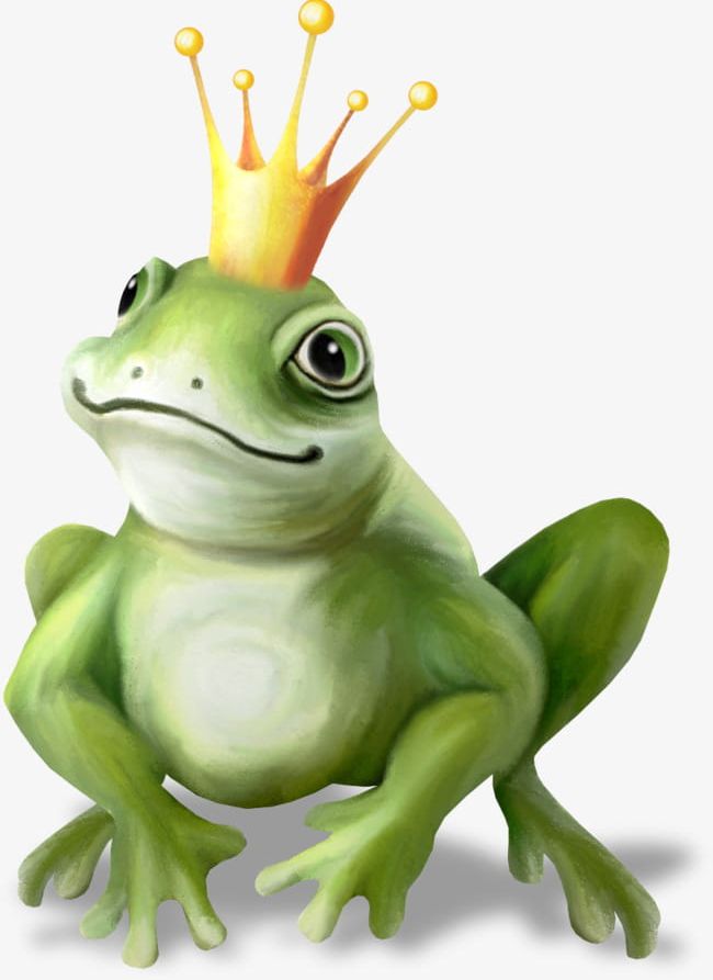 Beautiful Hand-painted Frog Prince PNG, Clipart, Beautiful Clipart, Beautiful Clipart, Crown, Frog, Frog Clipart Free PNG Download