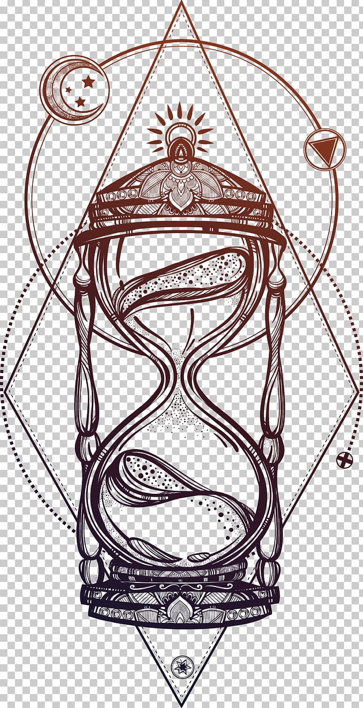 Drawing Hourglass PNG, Clipart, Beautiful Vector, Beauty, Black And White, Circle, Education Science Free PNG Download