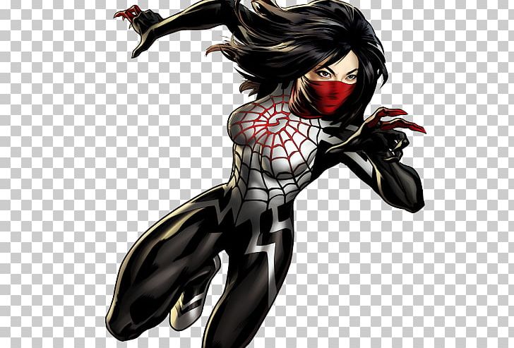 Marvel: Avengers Alliance Spider-Man Spider-Verse Silk Marvel Comics PNG, Clipart, Avengers, Black Hair, Character, Comics, Dan Slott Free PNG Download