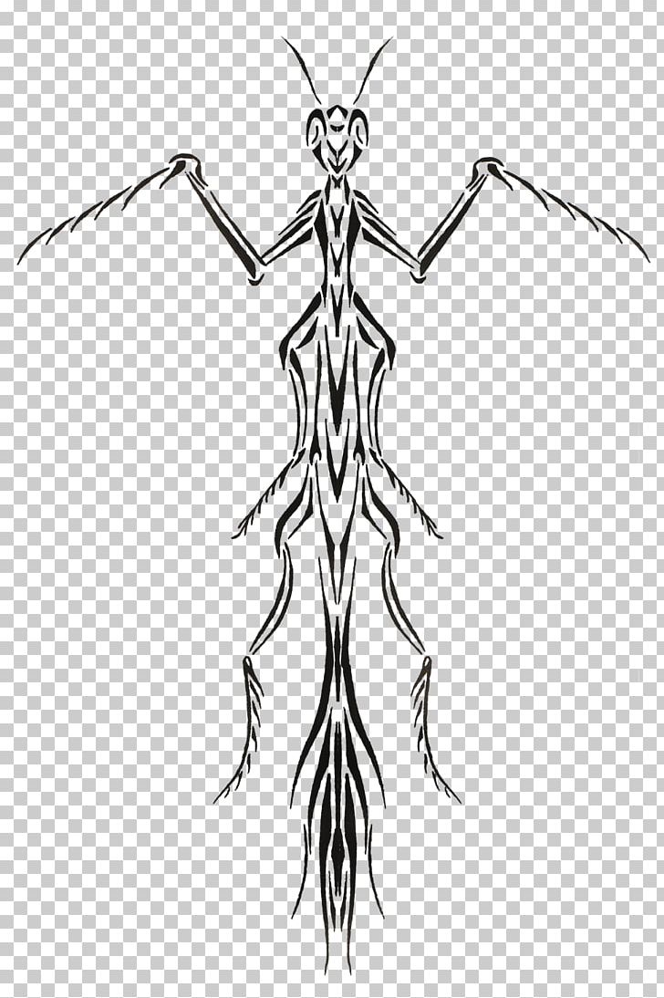 Tattoo Stencil Drawing Mantis Line Art PNG, Clipart, Arm, Art, Artwork, Black And White, Body Art Free PNG Download