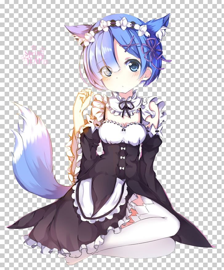 Re:Zero − Starting Life In Another World Anime R.E.M. Catgirl Manga PNG, Clipart, Anime, Carnivoran, Cartoon, Cat, Catgirl Free PNG Download
