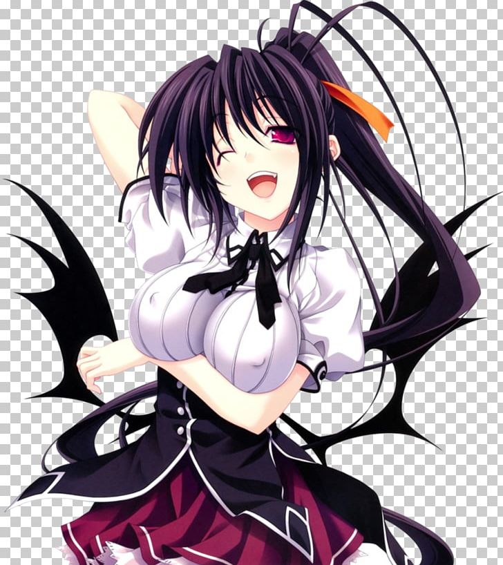 Anime High School DxD 4: Vampire Of The Suspended Classroom Attack On Titan Date A Live PNG, Clipart, Akeno, Akeno Himejima, Black Hair, Cartoon, Cg Artwork Free PNG Download