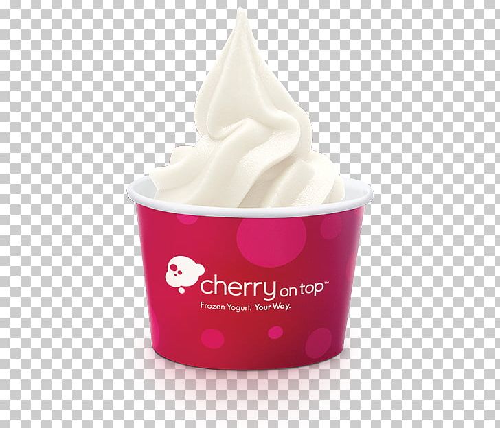 Frozen Yogurt Gelato Cherry On Top Cup PNG, Clipart, Cherry, Cream, Creme Fraiche, Cup, Dairy Product Free PNG Download