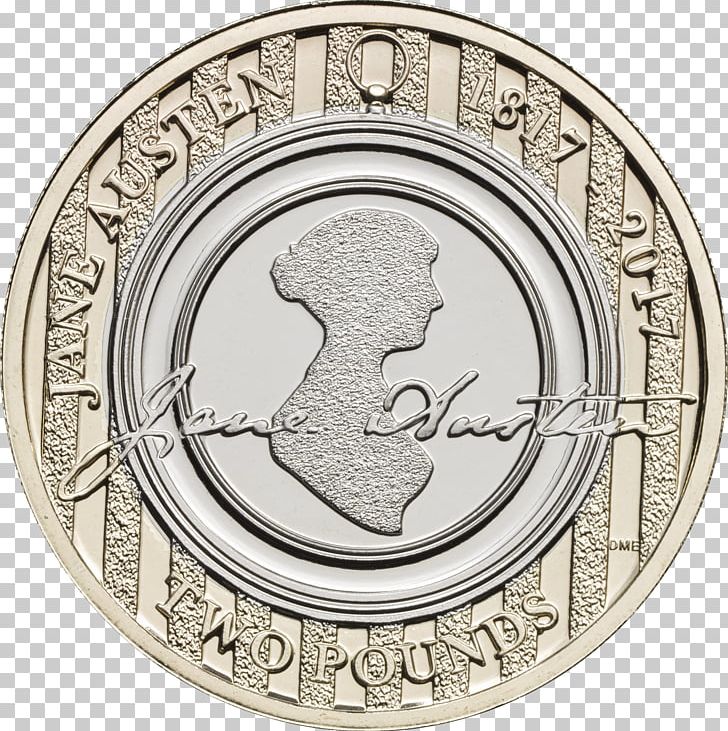 Jane Austen Centre Royal Mint Two Pounds Author Coin PNG, Clipart, Author, Circle, Coin, Coins Of The Pound Sterling, Commemorative Coin Free PNG Download