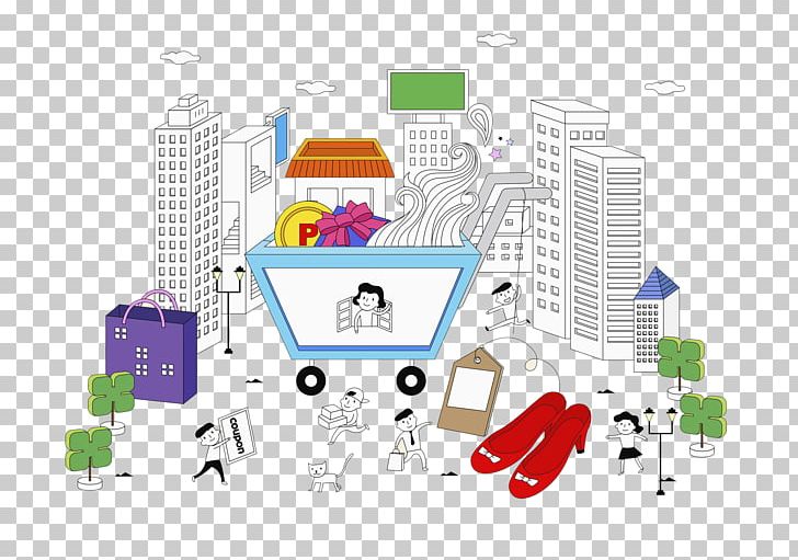 Watercolor Painting PNG, Clipart, Area, Bag, Building, Cartoon, Gules Free PNG Download
