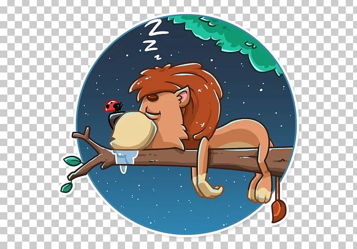 Sticker Telegram Lion Mammal PNG, Clipart, Animals, Art, Cartoon, Fictional Character, Legendary Creature Free PNG Download