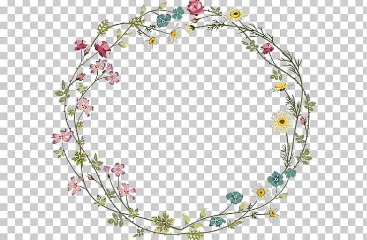 Borders And Frames Flower Circle PNG, Clipart, Blossom, Body Jewelry, Border, Borders And Frames, Branch Free PNG Download