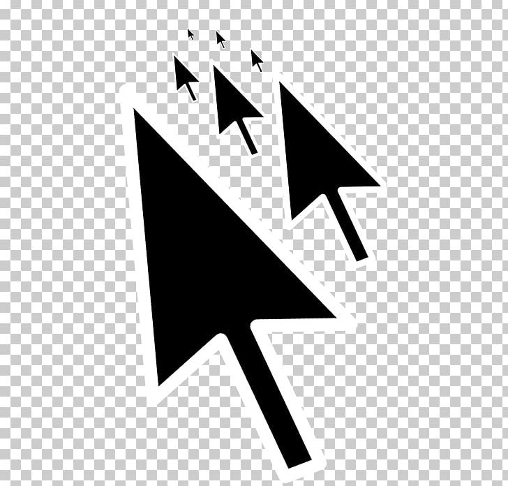 Computer Mouse Pointer Cursor Theme Computer Icons PNG, Clipart, Angle, Area, Arrow, Black, Black And White Free PNG Download
