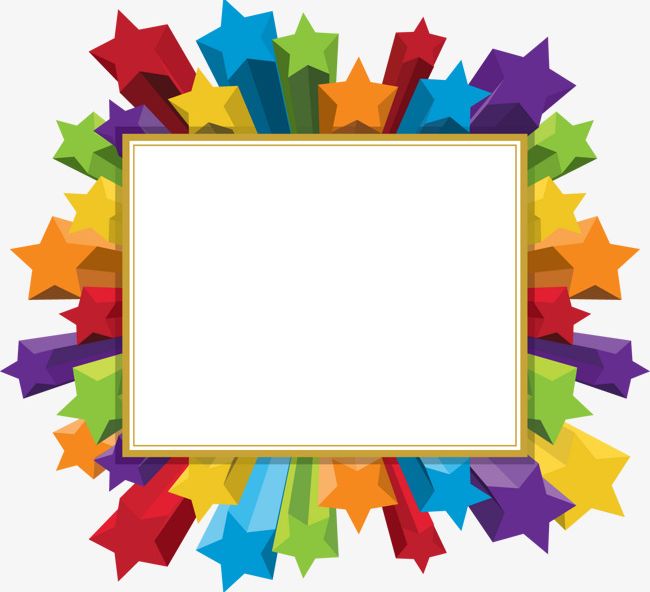 star frame clip art