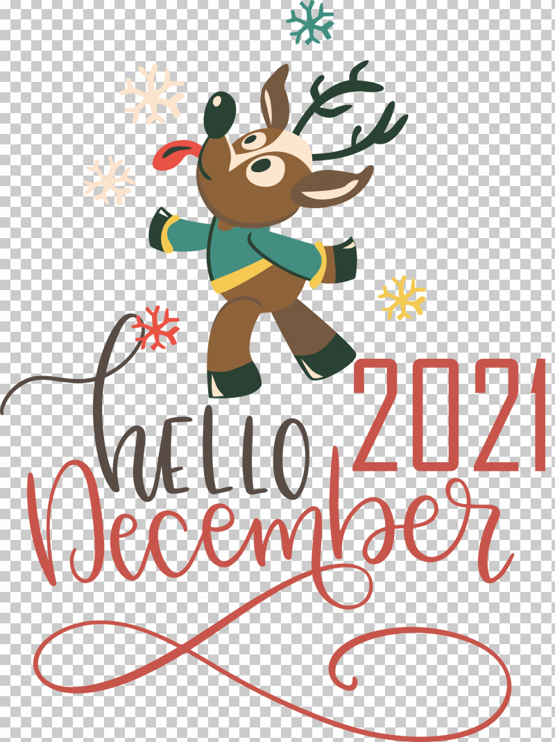 Hello December December Winter PNG, Clipart, Bauble, Christmas Day, Christmas Tree, December, Deer Free PNG Download