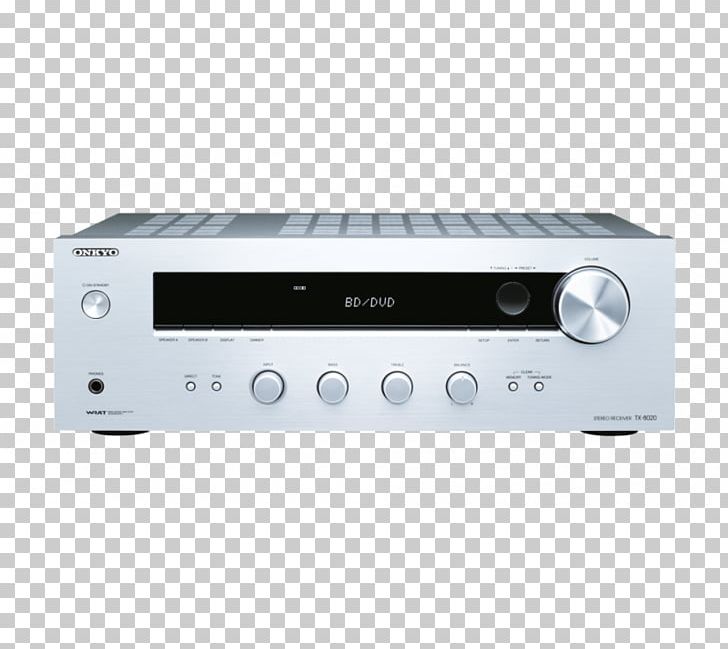Onkyo TX-8020 AV Receiver Stereophonic Sound Audio Power Amplifier PNG, Clipart, Amplificador, Amplifier, Audio, Audio Equipment, Audio Power Amplifier Free PNG Download