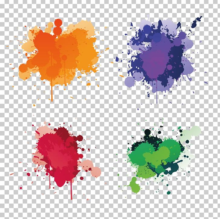 Splash Watercolor Painting PNG, Clipart, Color, Computer Wallpaper, Drop, Graphic Design, Ink Free PNG Download