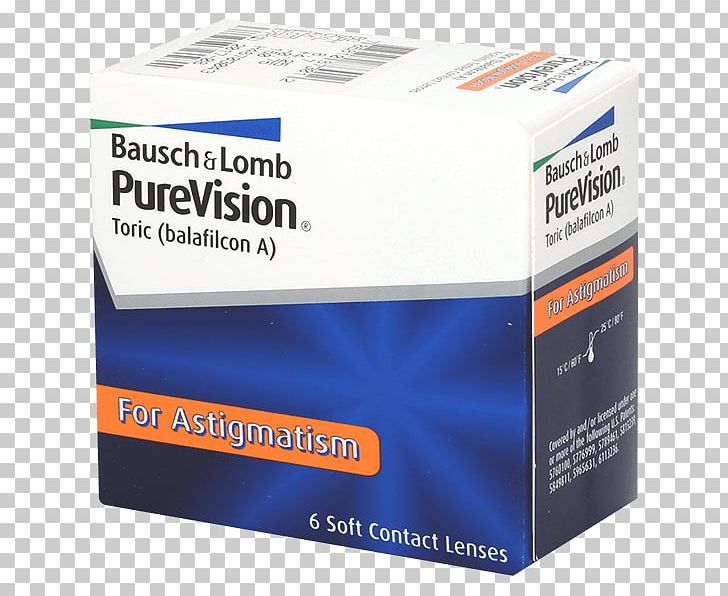Contact Lenses Bausch & Lomb PureVision Toric Toric Lens Hydrogel PNG, Clipart, Bausch Lomb, Brand, Carton, Contact Lenses, Hydrogel Free PNG Download