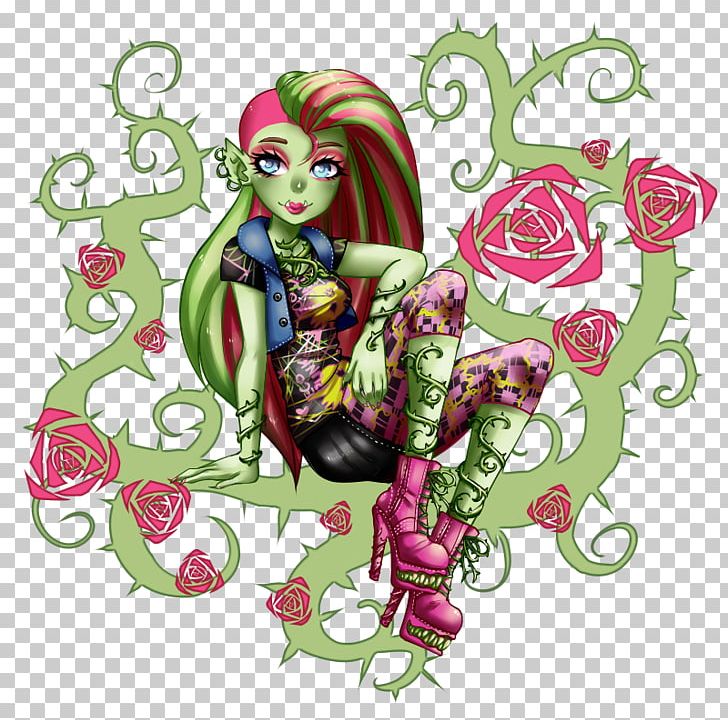 Floral Design Monster High Doll PNG, Clipart, Art, Artist, Deviantart, Doll, Fictional Character Free PNG Download