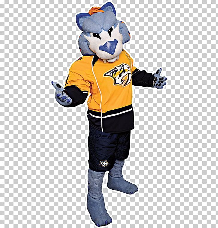 Nashville Predators 2012 National Hockey League All-Star Game Ice Hockey Mascot PNG, Clipart, Baseball Equipment, Electric Blue, Fictional Character, Ice, Jersey Free PNG Download