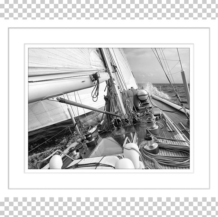 Sailing Ship Sailboat PNG, Clipart, Black And White, Boat, Boating, Dibond, Mast Free PNG Download