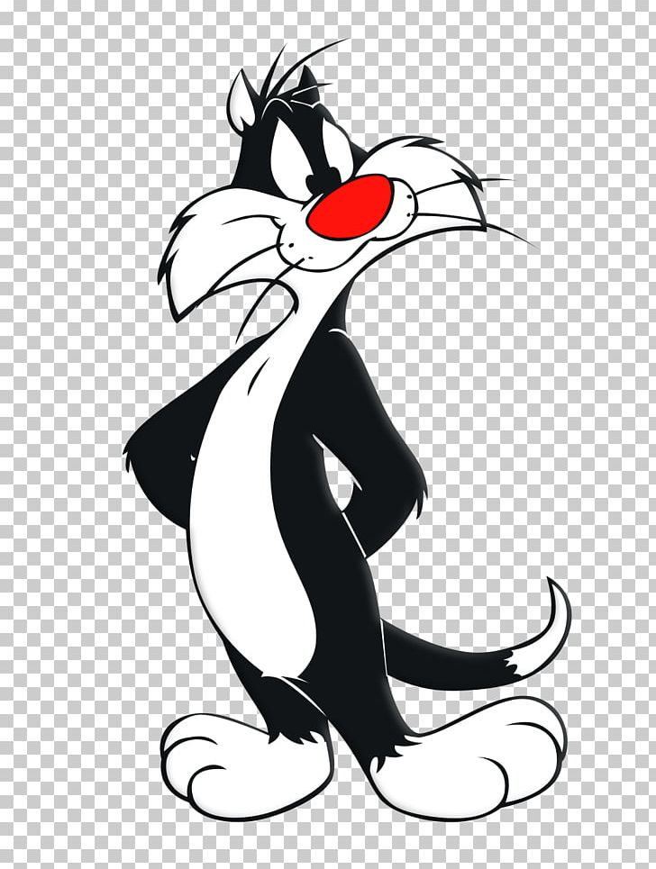 Sylvester Jr. Tweety Cat Looney Tunes PNG, Clipart, Animals, Black, Carnivoran, Cartoon, Cat Like Mammal Free PNG Download
