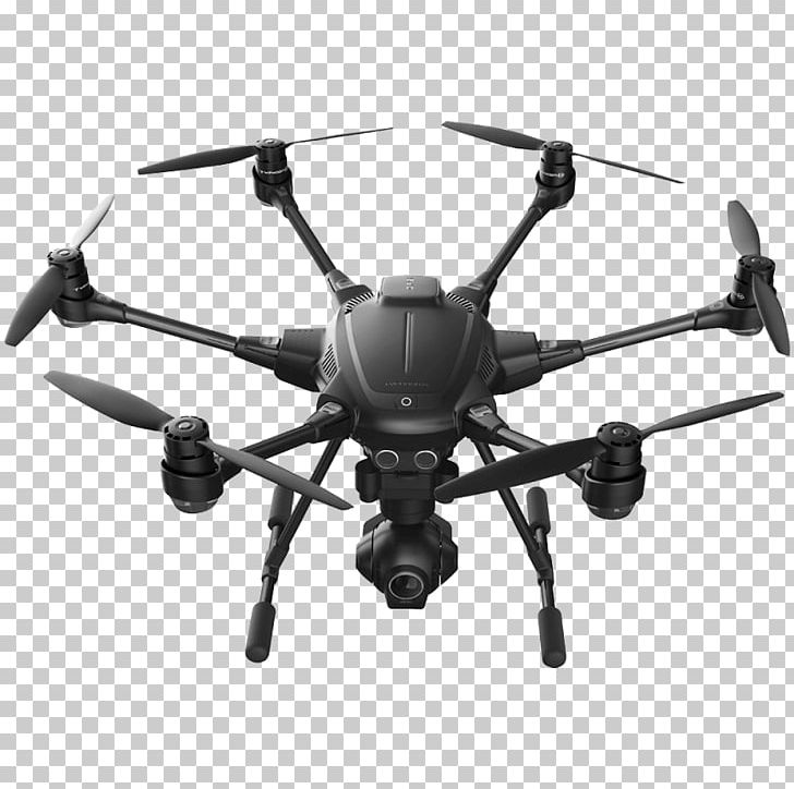 Yuneec International Typhoon H Yuneec Typhoon H Intel RealSense Unmanned Aerial Vehicle PNG, Clipart, 4k Resolution, Aerial Photography, Aircraft, Black And White, Dji Free PNG Download