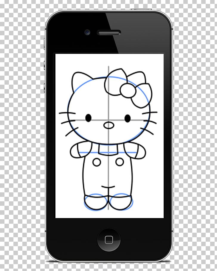 Hello Kitty Drawing Cat Mashimaro Cartoon PNG, Clipart, Angle, Area, Art, Black And White, Cartoon Free PNG Download