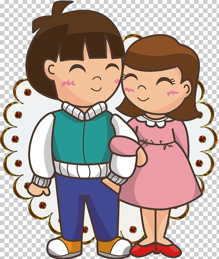 Love Valentine's Day PNG, Clipart, Arm, Boy, Cartoon, Child, Conversation Free PNG Download