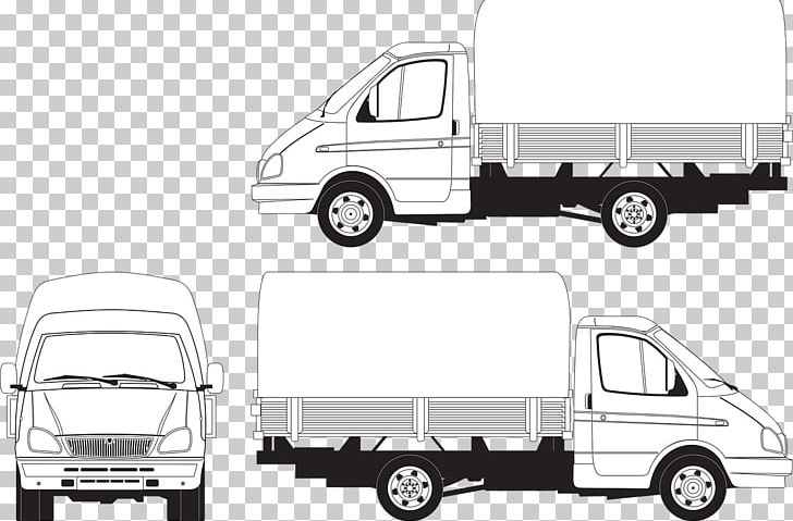 Mover GAZelle Car Truck Transport PNG, Clipart, Animals, Area, Automotive Design, Automotive Exterior, Black And White Free PNG Download