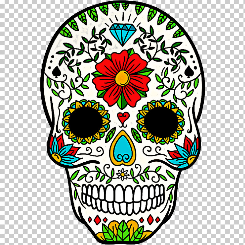 Bone Skull Plant Visual Arts Sticker PNG, Clipart, Bone, Plant, Skull, Sticker, Visual Arts Free PNG Download