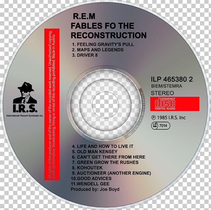 Fables Of The Reconstruction R.E.M. Album Document Complete Rarities: I.R.S. 1982–1987 PNG, Clipart, Album, Brand, Compact Disc, Desktop Wallpaper, Document Free PNG Download