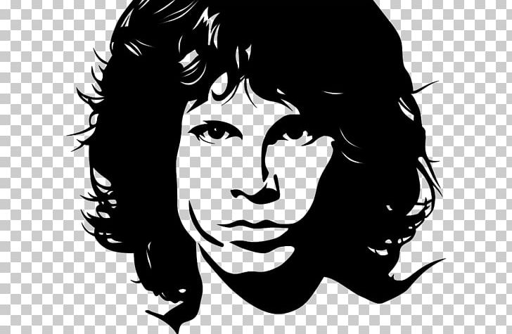 Jim Morrison The Doors Painting PNG, Clipart, Beauty, Black, Black And White, Black Hair, Computer Wallpaper Free PNG Download