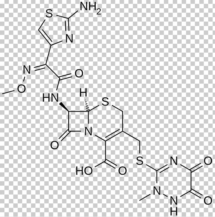 Ceftriaxone Cephalosporin Antibiotics Structure Skeletal Formula PNG, Clipart, Angle, Antibiotics, Area, Auto Part, Azithromycin Free PNG Download