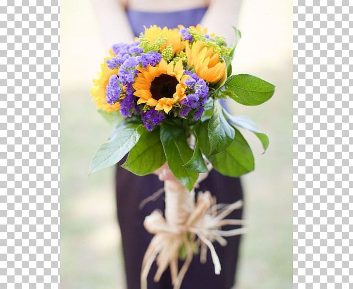 Floral Design Common Sunflower Flower Bouquet Cut Flowers Wedding PNG, Clipart, Artificial Flower, Blue, Bride, Bridesmaid, Common Sunflower Free PNG Download