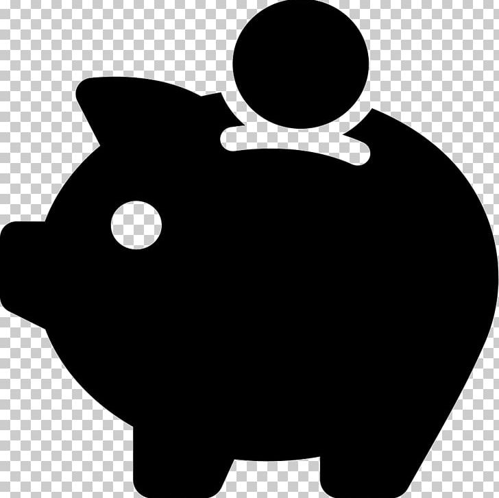 Piggy Bank Computer Icons Coin PNG, Clipart, Bank, Black, Black And White, Carnivoran, Cat Free PNG Download