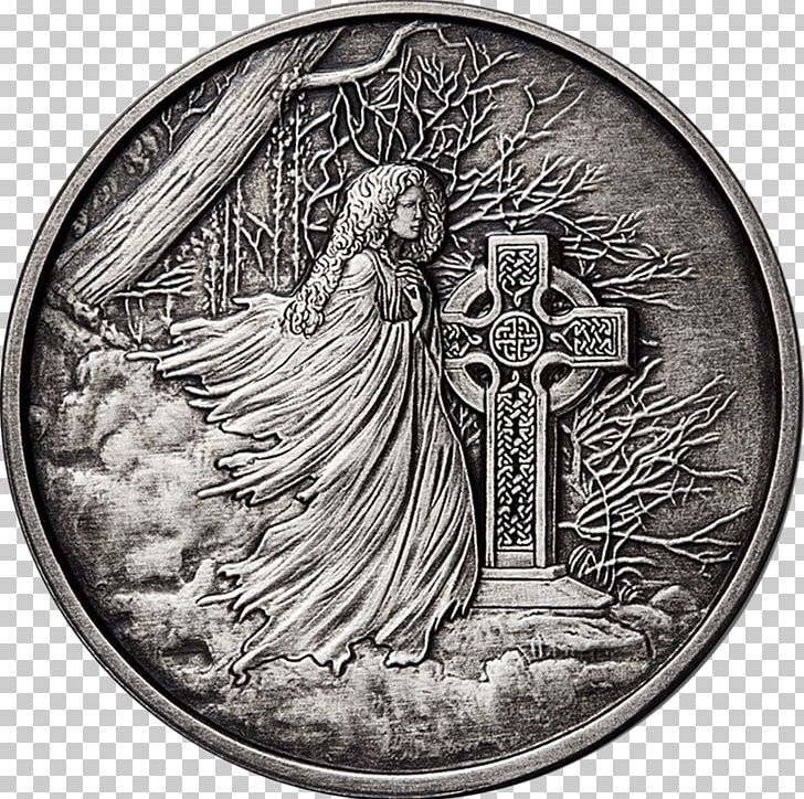 Death Dealer Silver Coin Silver Coin Bullion PNG, Clipart, Black And White, Bullion, Coin, Copper, Currency Free PNG Download