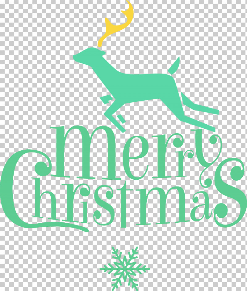 Reindeer PNG, Clipart, Antler, Green, Green Merry Christmas, Line, Logo Free PNG Download