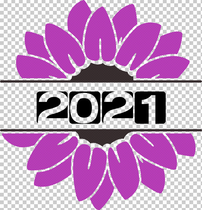 Welcome 2021 Sunflower PNG, Clipart, 3d Computer Graphics, Cartoon, Line Art, Logo, Visual Arts Free PNG Download