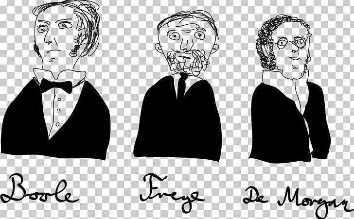 Begriffsschrift De Morgan's Laws Mathematical Logic Boolean Algebra PNG, Clipart, Arm, Cartoon, Conversation, Face, Fictional Character Free PNG Download