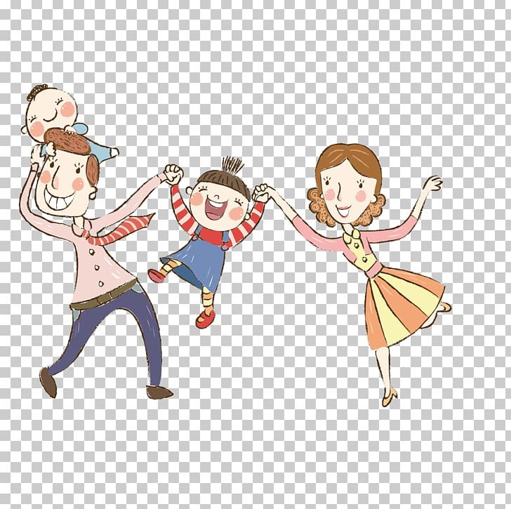 Happiness Illustration PNG, Clipart, Arm, Cartoon, Child, Comics Artist, Family Free PNG Download