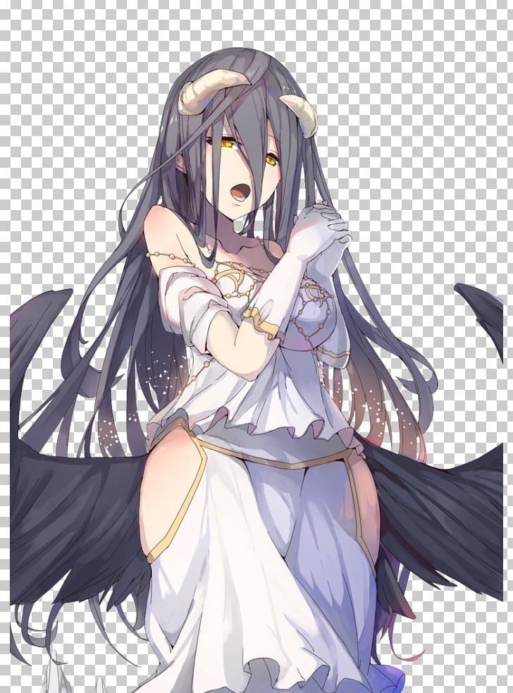 Overlord Anime Fan Art Dōjinshi PNG, Clipart, Albedo, Albedo Overlord, Angel, Anime Music Video, Black Hair Free PNG Download