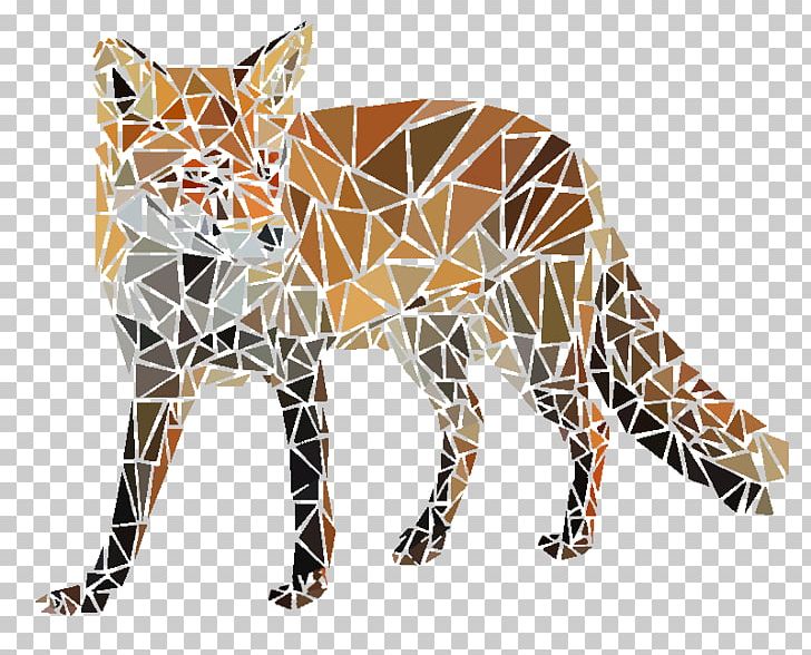 Tiger Red Fox Triangle Drawing PNG, Clipart, Animal, Art, Big Cats, Carnivoran, Cat Free PNG Download