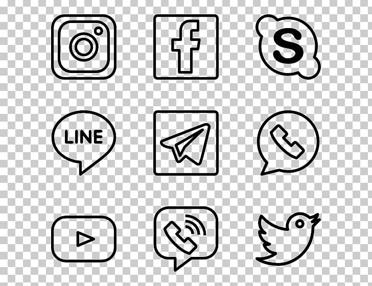 Social Media Logo Computer Icons PNG, Clipart, Angle, Area, Black And White, Brand, Circle Free PNG Download