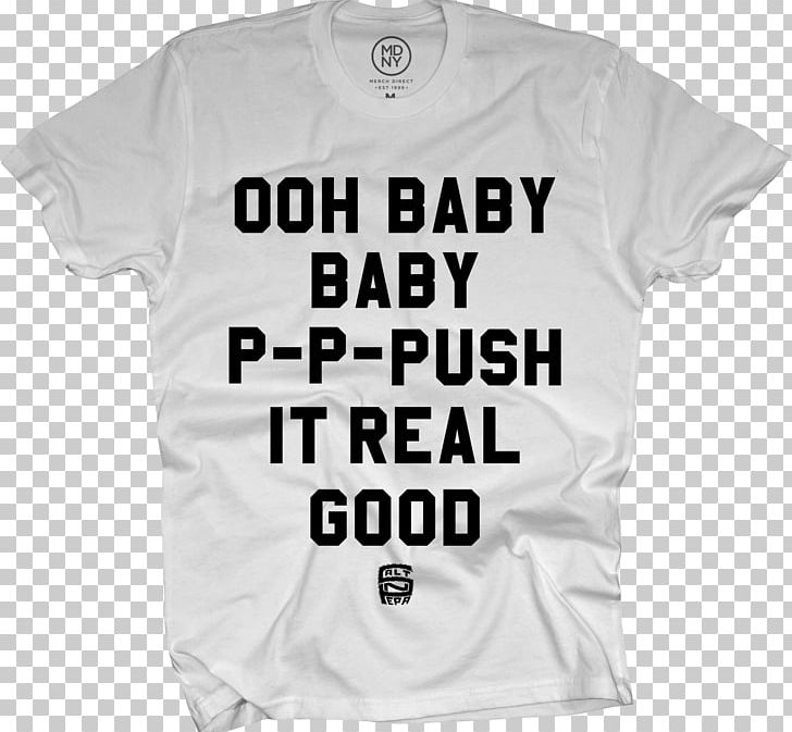 T-shirt Salt-N-Pepa Push It Shoop Ooo Baby Baby PNG, Clipart, Active Shirt, Angle, Black, Brand, Clothing Free PNG Download