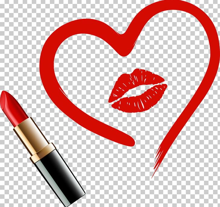 Heart Lipstick Drawing PNG, Clipart, Cartoon Lipstick, Cosmetics, Depositphotos, Encapsulated Postscript, Happy Birthday Vector Images Free PNG Download