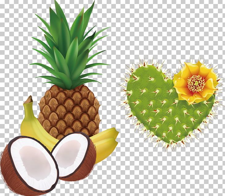 Milkshake Juice Coconut Water Banana Pineapple PNG, Clipart, Ananas, Banan, Cactus, Cactus Vector, Cactus Watercolor Free PNG Download
